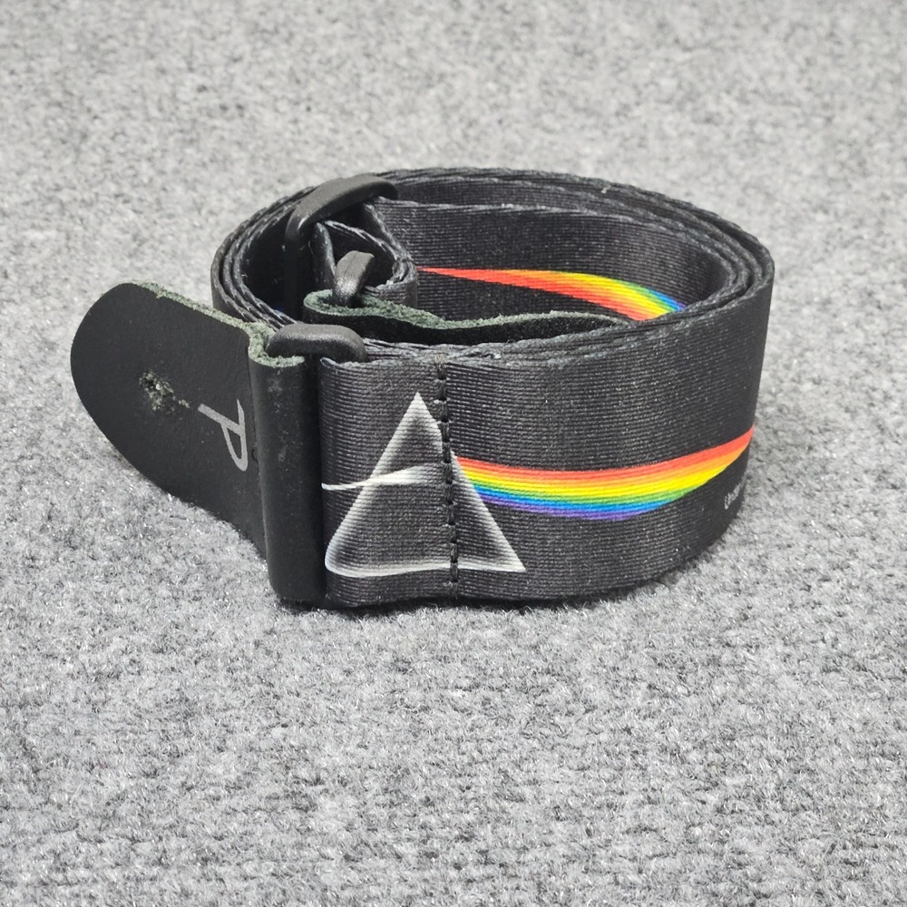 Pink Floyd Guitar Strap Black Dark Side of the Moon Rock Music Accessory Musican